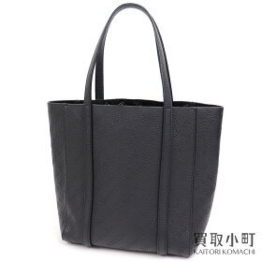 Balenciaga Tote XXS Black Logo Perfo Leather